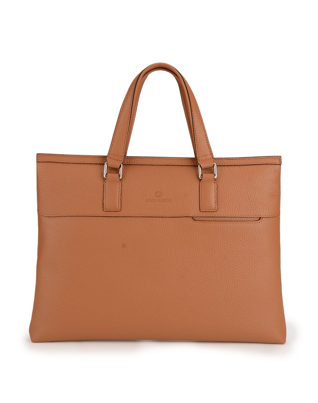 男款黄色爱马仕牛皮商务公文包