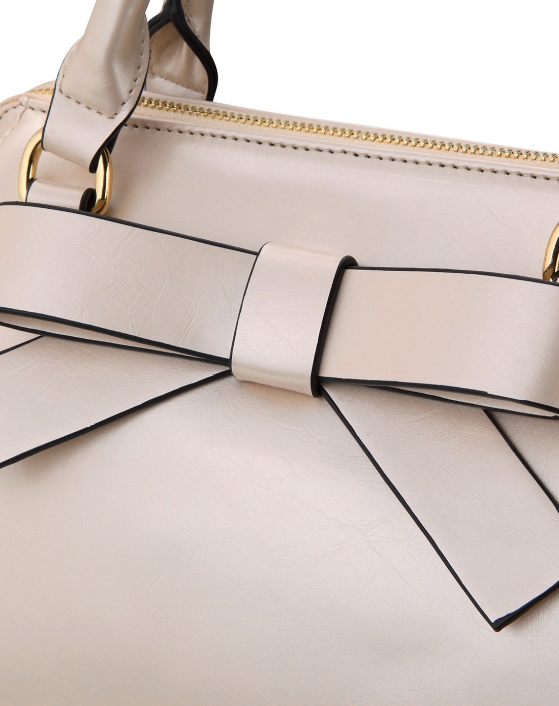 珠光白银色蝴蝶结经典翅膀手提/斜挎包