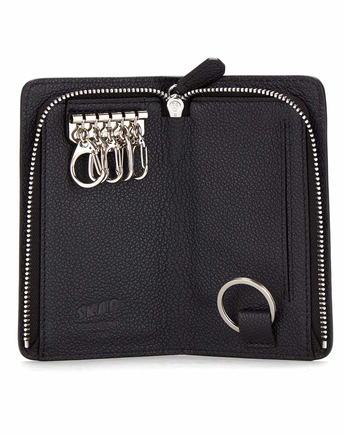 男款黑色牛皮钥匙包